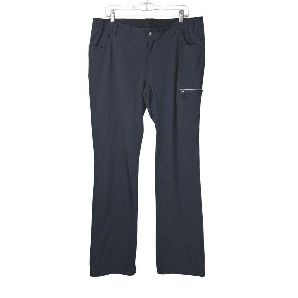 Duluth Women's Black Hills Water-Repellent Winter Pants Size 14x35 Charcoal Gray